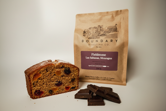 Fieldstone with fruitcake and chocolate