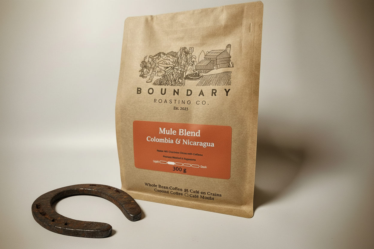 Mule Blend with horseshoe